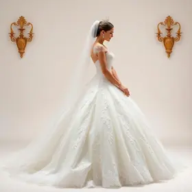 Modelos de vestido de noiva princesa: sugestões criativas para o grande dia