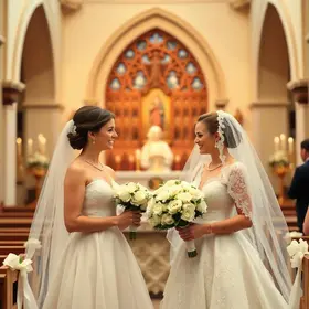 Ideias de casamento católico: sugestões criativas para o grande dia