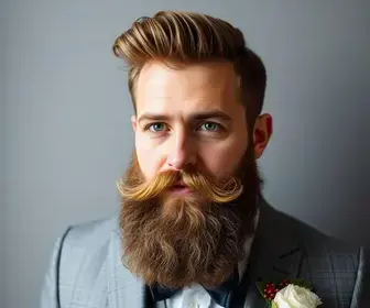Ideias de barba do noivo: sugestões criativas para o grande dia