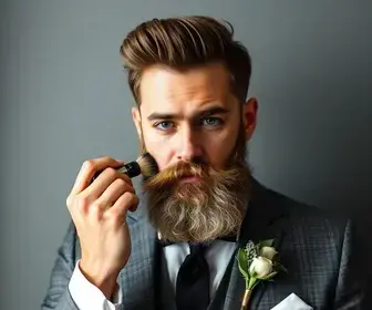 Cuidados com barba do noivo antes do casamento: guia completo para noivos