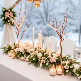 Como fazer decoração de casamento no inverno: passo a passo prático para noivos