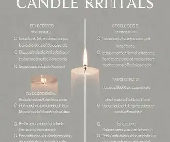 Ideias de ritual das velas: lista prática para organizar sem complicação